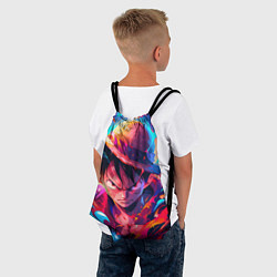 Рюкзак-мешок Луффи из Ван Пис - разноцветный, цвет: 3D-принт — фото 2