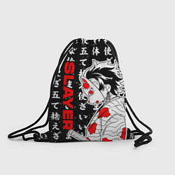 Рюкзак-мешок Клинок рассекающий демонов - Танджиро, цвет: 3D-принт