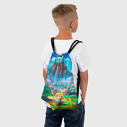 Рюкзак-мешок Маленький Линк, цвет: 3D-принт — фото 2