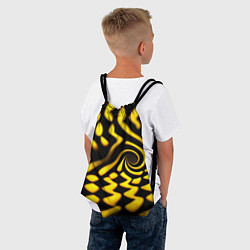 Рюкзак-мешок Желтая футболка с воронкой, цвет: 3D-принт — фото 2