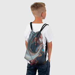 Рюкзак-мешок Москва палитра, цвет: 3D-принт — фото 2