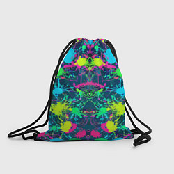Рюкзак-мешок Colorful blots - expressionism - vogue, цвет: 3D-принт