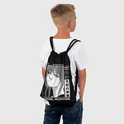 Рюкзак-мешок Стильная Макима - Человек бензопила, цвет: 3D-принт — фото 2