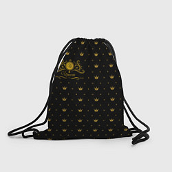 Рюкзак-мешок Королевский паттерн - Ирина, цвет: 3D-принт