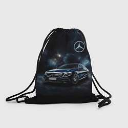 Рюкзак-мешок Mercedes Benz galaxy, цвет: 3D-принт