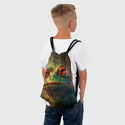 Рюкзак-мешок Лягушка Пепе натуральная, цвет: 3D-принт — фото 2