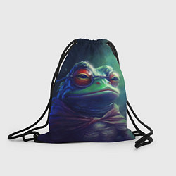 Рюкзак-мешок Пепе мем лягушка, цвет: 3D-принт