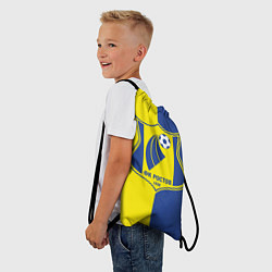 Рюкзак-мешок ФК Ростов - жёлто синие, цвет: 3D-принт — фото 2