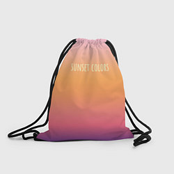 Рюкзак-мешок Sunset colors градиент, цвет: 3D-принт