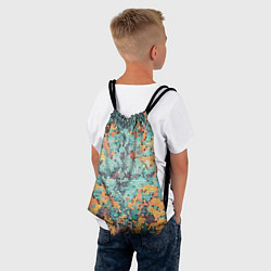 Рюкзак-мешок Яркий мозаичный узор, цвет: 3D-принт — фото 2