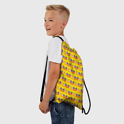 Рюкзак-мешок Утята паттерн, цвет: 3D-принт — фото 2