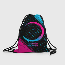 Рюкзак-мешок Demon Slayer - neon gradient, цвет: 3D-принт
