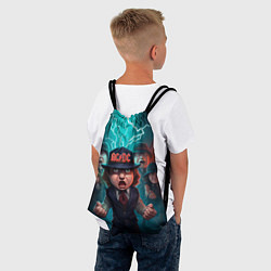 Рюкзак-мешок ACDC cartoon, цвет: 3D-принт — фото 2