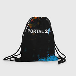 Рюкзак-мешок Portal game, цвет: 3D-принт