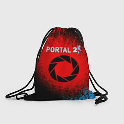 Рюкзак-мешок Портал стиль халфлайф, цвет: 3D-принт