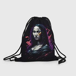 Рюкзак-мешок Мона Лиза - современный арт, цвет: 3D-принт