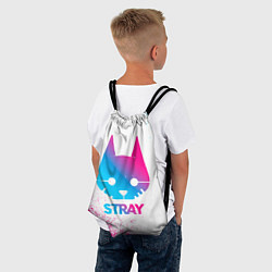 Рюкзак-мешок Stray neon gradient style, цвет: 3D-принт — фото 2