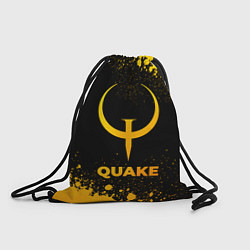 Рюкзак-мешок Quake - gold gradient, цвет: 3D-принт