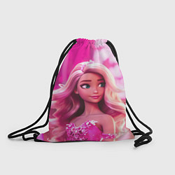 Рюкзак-мешок Барби кукла в вечернем платье от нейросети, цвет: 3D-принт