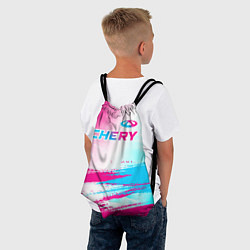 Рюкзак-мешок Chery neon gradient style: символ сверху, цвет: 3D-принт — фото 2