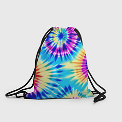 Рюкзак-мешок Красочная композиция - тай-дай, цвет: 3D-принт