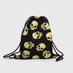 Рюкзак-мешок Черепки для хэллоуина, цвет: 3D-принт