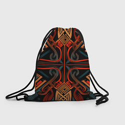 Рюкзак-мешок Орнамент в скандинавском стиле, цвет: 3D-принт