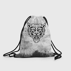 Рюкзак-мешок Texture - разозленный волк, цвет: 3D-принт