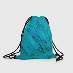 Рюкзак-мешок Голубая масляная краска, цвет: 3D-принт