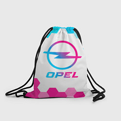 Рюкзак-мешок Opel neon gradient style, цвет: 3D-принт