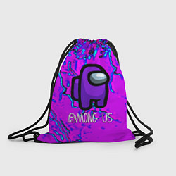 Рюкзак-мешок Among us storm neon, цвет: 3D-принт