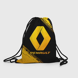 Рюкзак-мешок Renault - gold gradient, цвет: 3D-принт