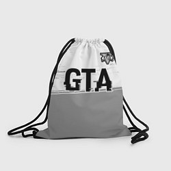 Рюкзак-мешок GTA glitch на светлом фоне посередине, цвет: 3D-принт