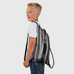 Рюкзак-мешок Призрак в серых шторах, цвет: 3D-принт — фото 2