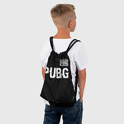 Рюкзак-мешок PUBG glitch на темном фоне посередине, цвет: 3D-принт — фото 2