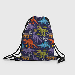 Рюкзак-мешок Мультяшные динозавры, цвет: 3D-принт