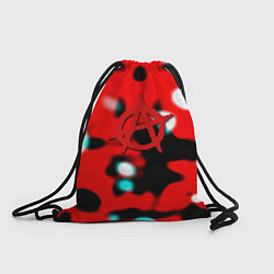 Рюкзак-мешок Анархия красные краски, цвет: 3D-принт