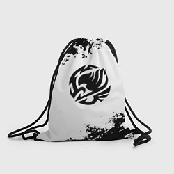 Рюкзак-мешок Fairy Tail краски черные, цвет: 3D-принт