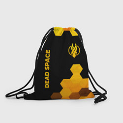 Рюкзак-мешок Dead Space - gold gradient вертикально, цвет: 3D-принт
