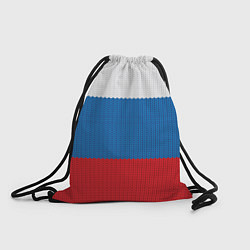Мешок для обуви Вязаный российский флаг