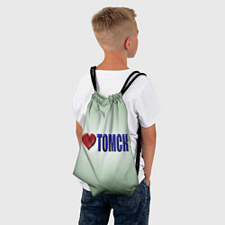 Рюкзак-мешок Я люблю Томск, цвет: 3D-принт — фото 2