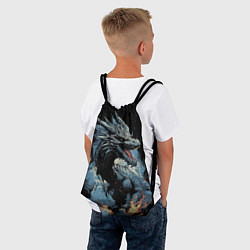 Рюкзак-мешок Крылатый властитель символ года 2024, цвет: 3D-принт — фото 2