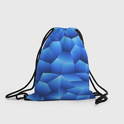 Рюкзак-мешок Градиентные грани, цвет: 3D-принт