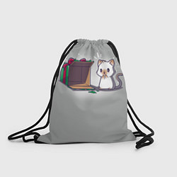 Рюкзак-мешок Подарок для котика, цвет: 3D-принт