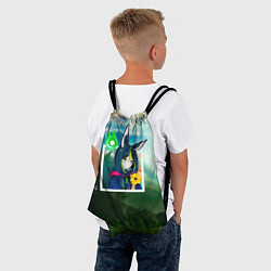 Рюкзак-мешок Тигнари на фоне природы, цвет: 3D-принт — фото 2