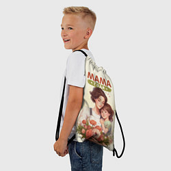 Рюкзак-мешок Лучшая мама года, цвет: 3D-принт — фото 2