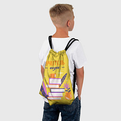Рюкзак-мешок Учитель года любимый, цвет: 3D-принт — фото 2