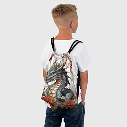 Рюкзак-мешок Vintage dragon 2024, цвет: 3D-принт — фото 2