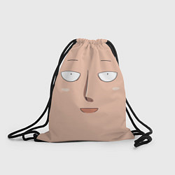 Рюкзак-мешок Ван панч мен улыбочка Сайтама, цвет: 3D-принт