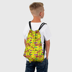 Рюкзак-мешок Music dance, цвет: 3D-принт — фото 2